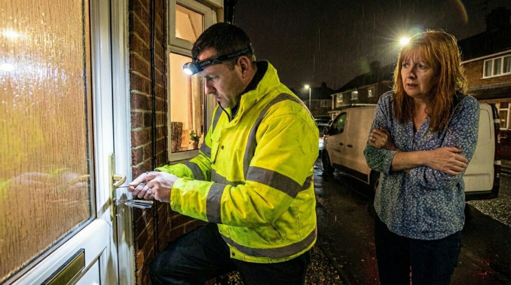 Emergency door opening Faulty or stiff locks repaired, mechanisms adjusted, alignment checked.