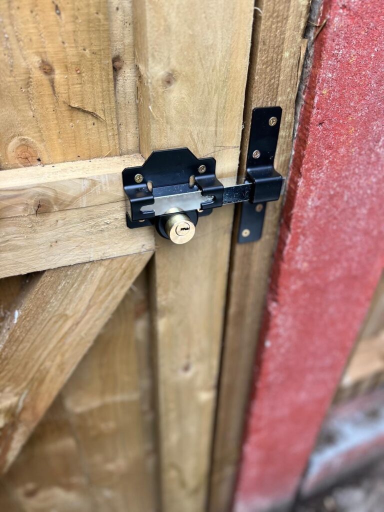 garden gate lock